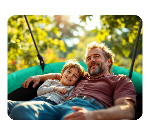 Huśtawka bocianie gniazdo Neo-Sport Swingo 110 cm