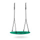 Гойдалка-гніздо Neo-Sport Swingo 110 см, чорно-зелена