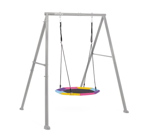 Гойдалка Intex 44112 Гніздо лелеки 102 см, різнокольорова