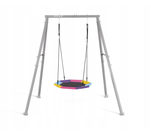 Гойдалка Intex 44112 Гніздо лелеки 102 см, різнокольорова