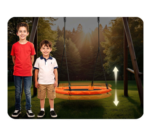 Huśtawka bocianie gniazdo Neo-Sport Swingo 100 cm