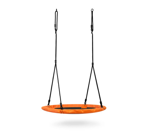 Гойдалка-гніздо Neo-Sport Swingo 100 см, чорно-помаранчева