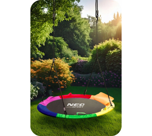 Гойдалка-гніздо Neo-Sport Swingo 100 см, різнокольорова
