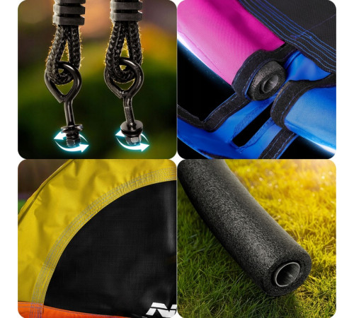 Гойдалка-гніздо Neo-Sport Swingo 100 см, різнокольорова