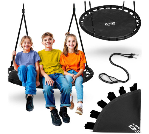 Huśtawka bocianie gniazdo Neo-Sport Swingo 110 cm