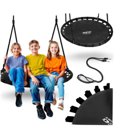 Гойдалка Neo-Sport Swingo Гніздо лелеки 110 см, чорна