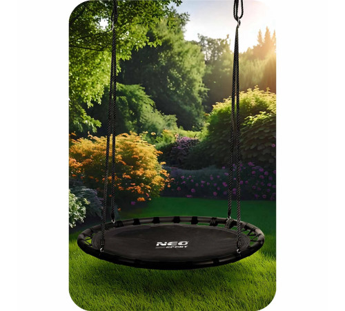 Гойдалка Neo-Sport Swingo Гніздо лелеки 110 см, чорна