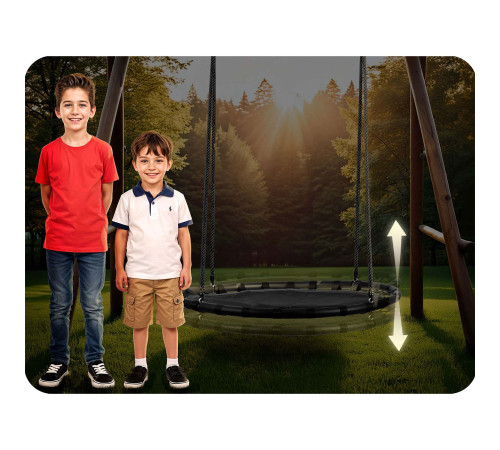 Huśtawka bocianie gniazdo Neo-Sport Swingo 120 cm