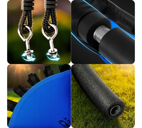 Гойдалка Neo-Sport Гніздо лелеки Swingo 120 см, синя