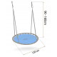 Гойдалка Neo-Sport Гніздо лелеки Swingo 120 см, синя