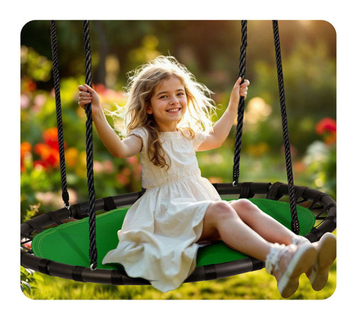 Huśtawka bocianie gniazdo Neo-Sport Swingo 120 cm