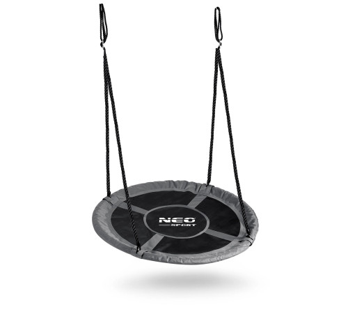 Гойдалка Neo-Sport Swingo Гніздо лелеки 100 см, чорно-сіра