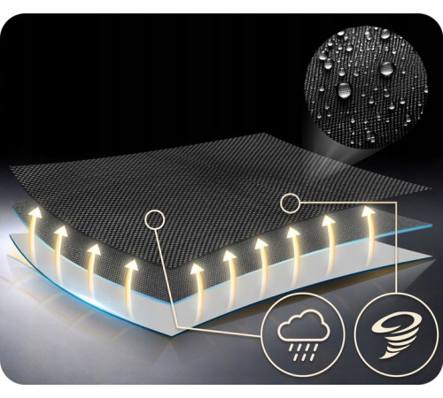 Гойдалка Neo-Sport Swingo Гніздо лелеки 120 см, чорно-сіра