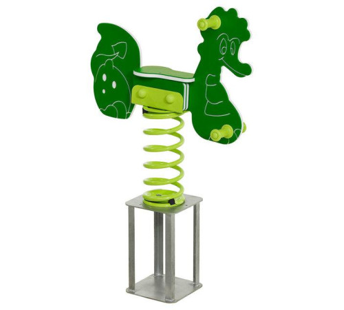 Гойдалка на пружині "Дракоша" - зелена