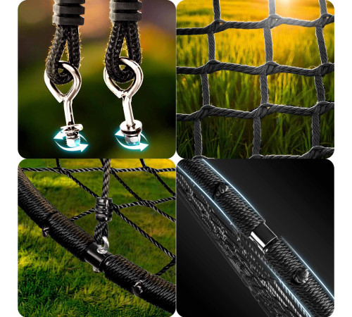 Huśtawka bocianie gniazdo Neo-Sport NS-104 120 cm