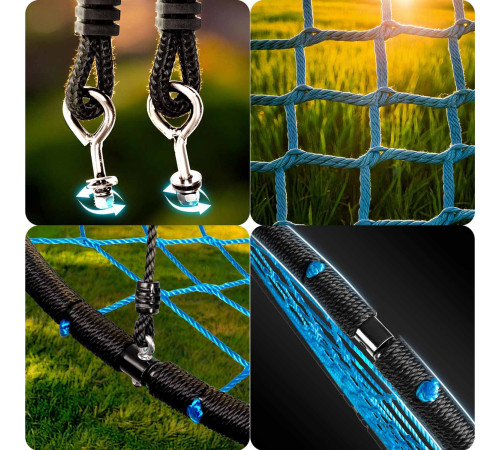 Huśtawka bocianie gniazdo Neo-Sport NS-104 120 cm