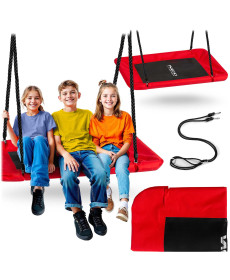 Huśtawka bocianie gniazdo prostokątna Neo-Sport Swingo 110 x 70 cm