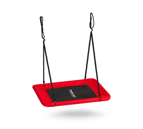 Huśtawka bocianie gniazdo prostokątna Neo-Sport Swingo 110 x 70 cm