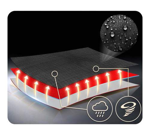 Huśtawka bocianie gniazdo prostokątna Neo-Sport Swingo 110 x 70 cm