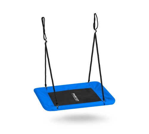 Huśtawka bocianie gniazdo prostokątna Neo-Sport Swingo 110 x 70 cm