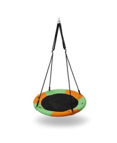 Гойдалка NB5003 NESTSCHAUKEL NILS CAMP, 90 см - помаранчево-зелена