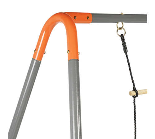 Гойдалка KETTLER SWING COMBI з драбинкою, сіро-помаранчевра
