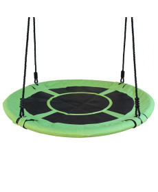 Гойдалка-гніздо MASTER Fun Ring 80 см - зелено-чорна