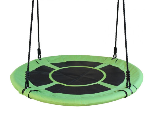 Гойдалка-гніздо MASTER Fun Ring 80 см - зелено-чорна Гойдалка-гніздо MASTER Fun Ring 80 см - зелено-чорна