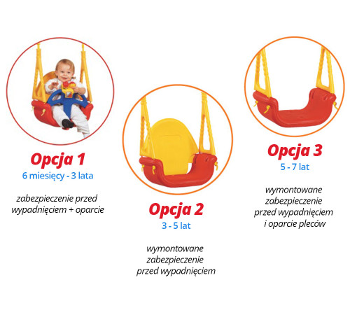 Huśtawka Kubełkowa Do Re Mi z Grzechotką - 421