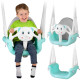 Гойдалка 3-в-1 Ведмежа Ricokids, 130 х 162 см - бірюзова