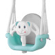 Гойдалка 3-в-1 Ведмежа Ricokids, 130 х 162 см - бірюзова