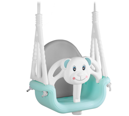 Гойдалка 3-в-1 Ведмежа Ricokids, 130 х 162 см - бірюзова Гойдалка 3-в-1 Ведмежа Ricokids, 130 х 162 см - бірюзова