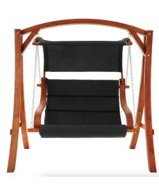 Гойдалка садова Di Volio Pergia 2 місна, чорно-коричнева