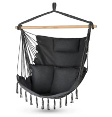 Бразильське крісло-гамак Outtec Boho Sois XXL, графітовий