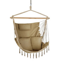 Бразильське крісло-гамак Outtec Boho Sois XXL, бежевий