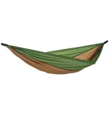 Гамак одномісний Amazonas Adventure Hammock 275 х 140 см - коричнево-зелений