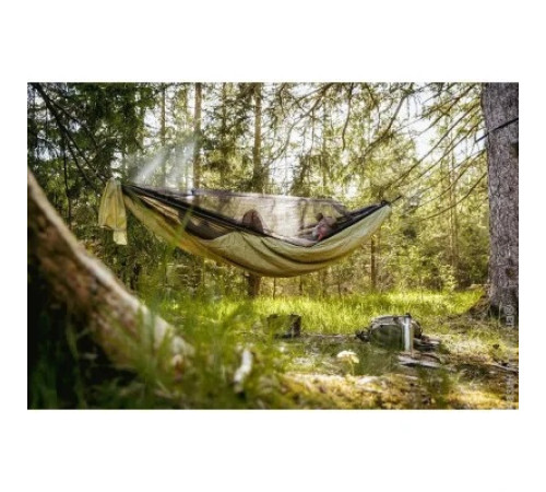 Гамак одномісний Amazonas Moskito-Traveller Quilted 275 х 140 см - зелений