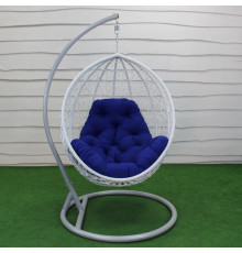 Крісло‑кокон підвісне GreenGard Ніколь, синє