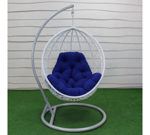 Крісло‑кокон підвісне GreenGard Ніколь, синє