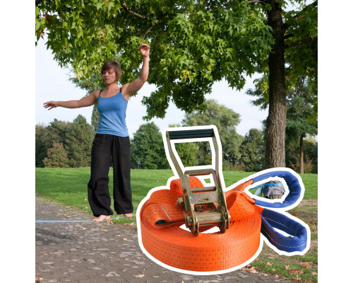 Трос для ходьби Slackline inSPORTLine Ergo 15 m