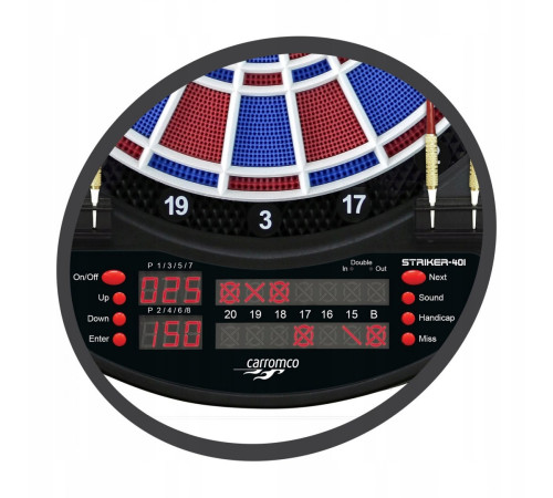 Дартс електронний CARROMCO Striker 401 - 41,7 см