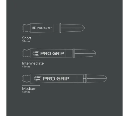 Наконечники для дротиків Shaft Target Pro Grip Vision Yellow Intermediate – 3 шт