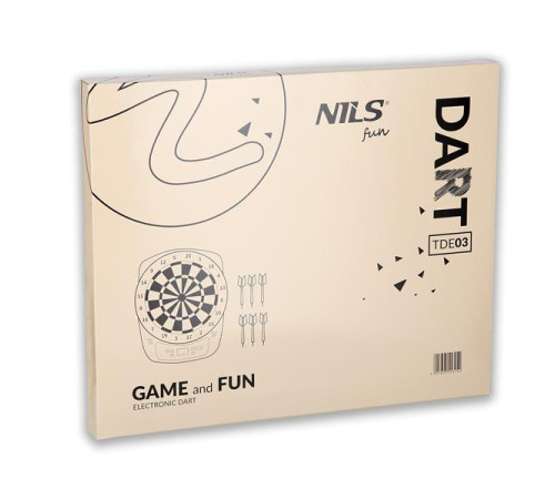 Дартс електронний NILS FUN TDE03 - 33,5 см Дартс електронний NILS FUN TDE03 - 33,5 см