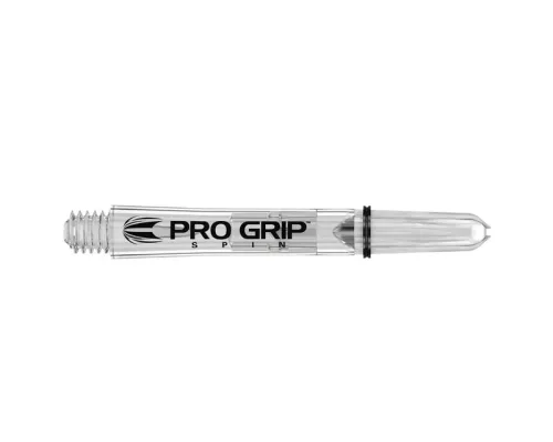 Насадки для дротиків Target Pro Grip Spin Clear Intermediate, 3 шт