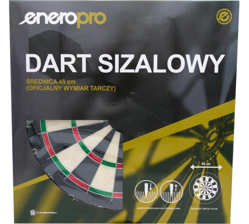 Дартс сизалевий Enero TRITON SIZAL - 45 см Дартс сизалевий Enero TRITON SIZAL - 45 см