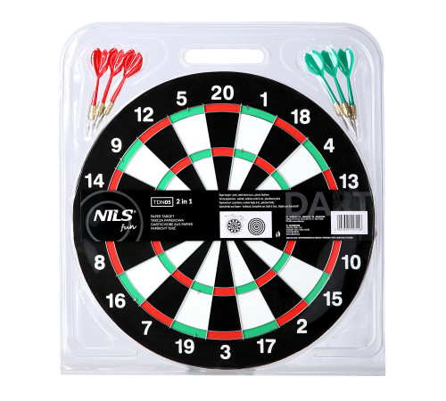Дартс двосторонній NILS FUN TDN05 - 38 см