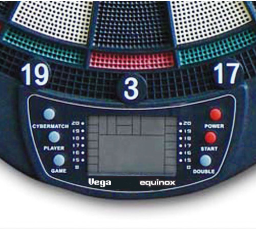 Дартс електронний Equinox Vega DA-20 - 39 см Дартс електронний Equinox Vega DA-20 - 39 см