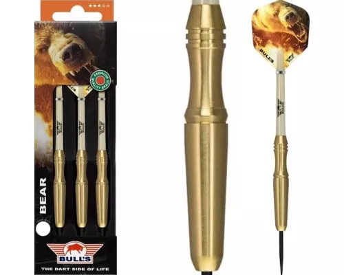 Дротики Bull's Bear Brass Steel dart 3шт - гладка латунь