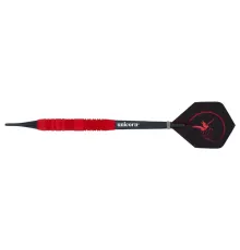 Дротики Unicorn Core Plus Rubberised Brass Red dart 3 шт.