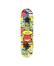 Скейтборд NILS EXTREME CR3108SA COLOR WORMS 1 